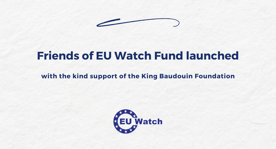 Friends of EU Watch Fund Banner
